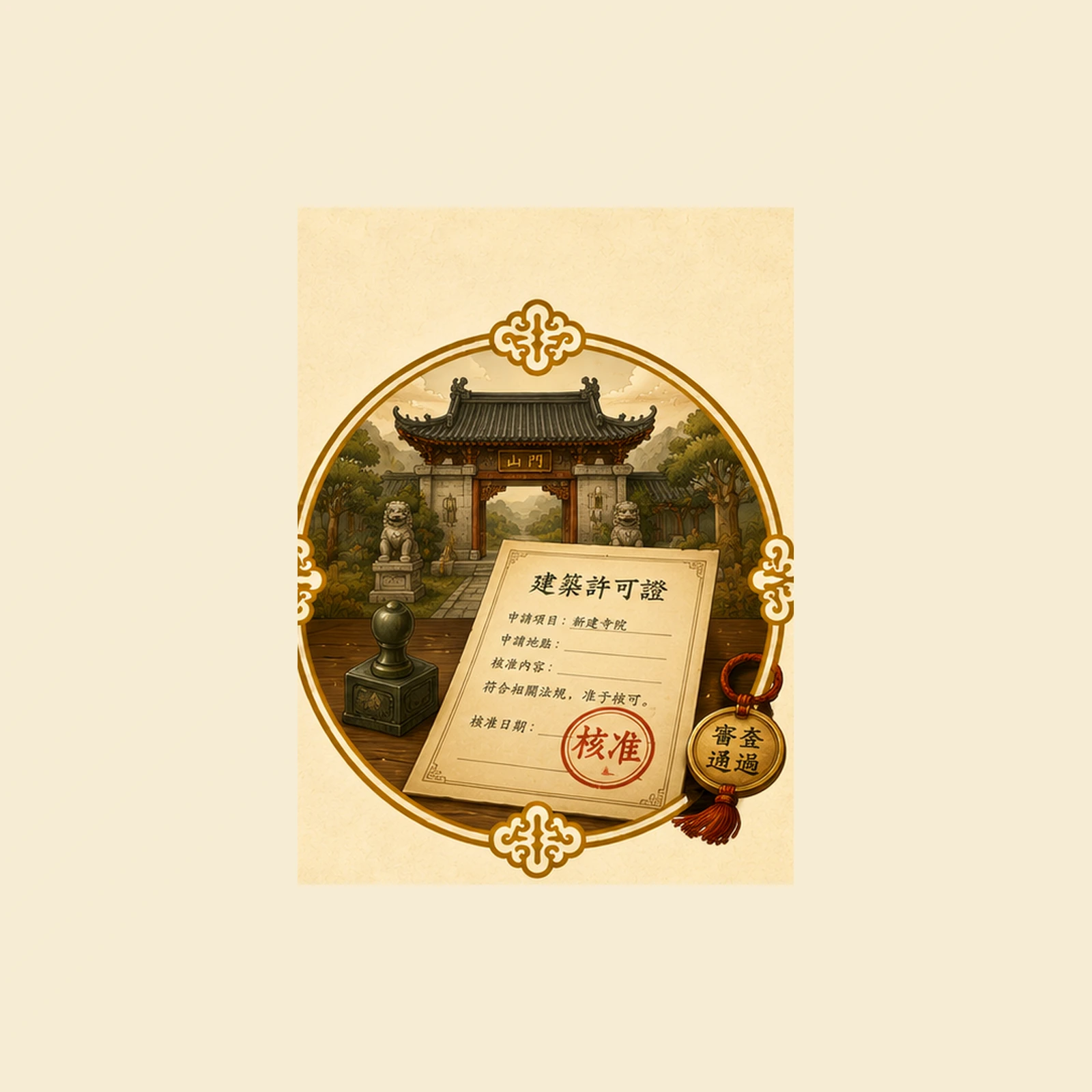 Permitting icon