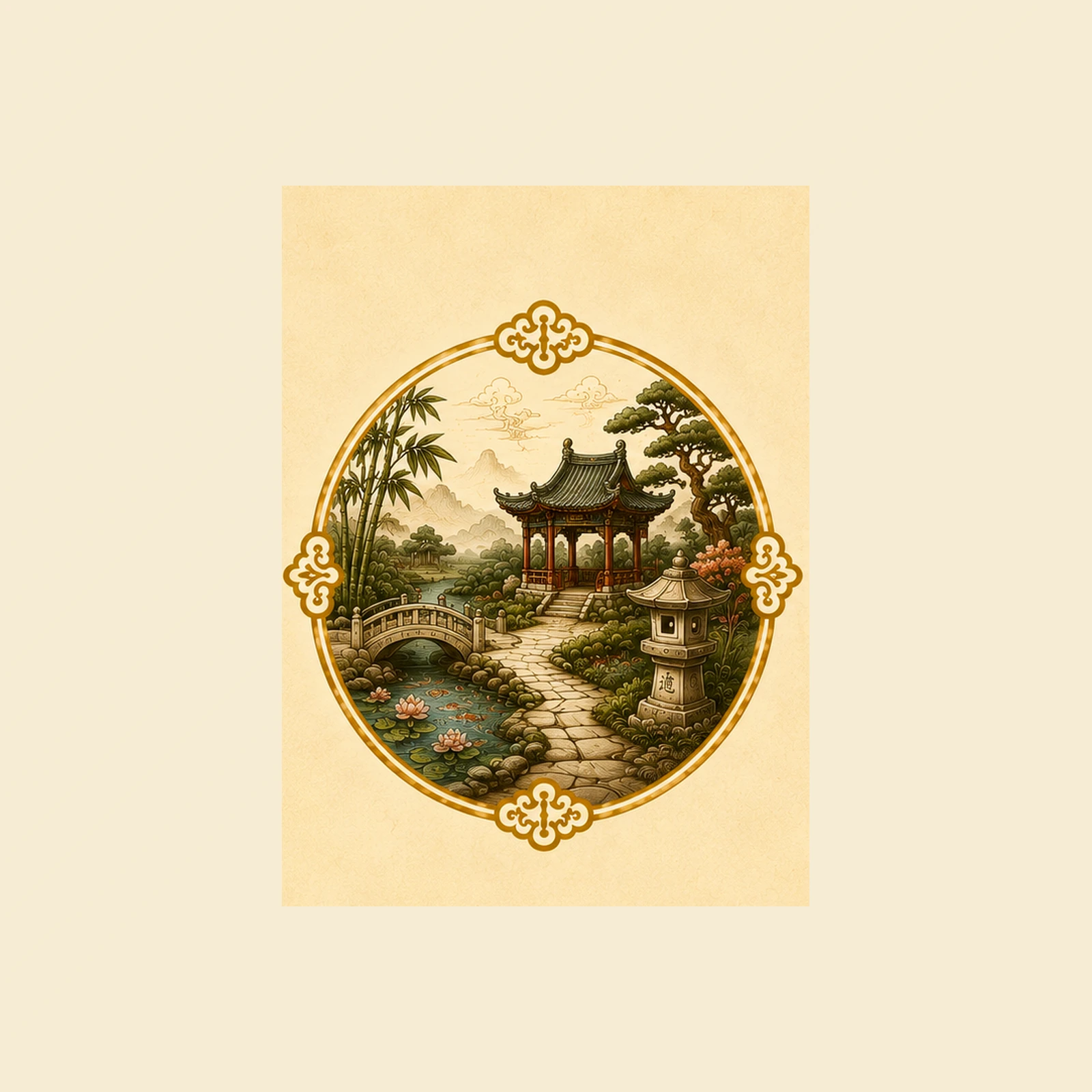 Temple garden icon